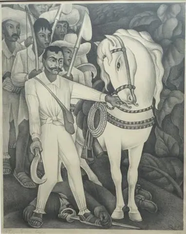 Zapata by Artist: Diego Rivera