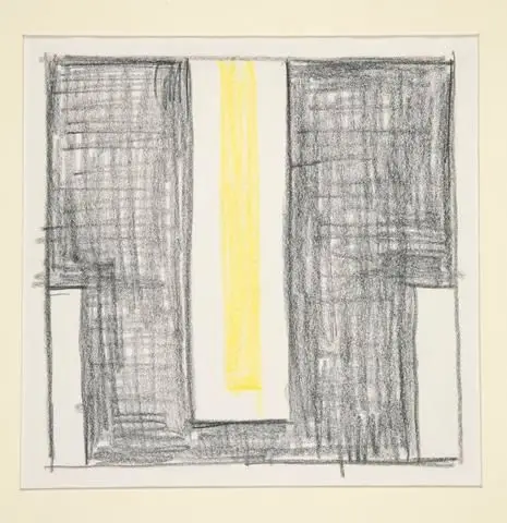 First Theme 1963 (Study for painting 1978.39) by Artist: Burgoyne Diller