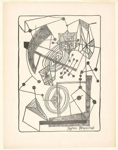 Squibb Gallery Exhibition of the American Abstract by Artist: Byron Browne