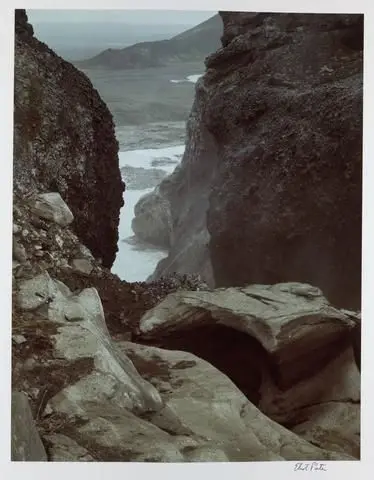 Waterfall, Hagavatn, Iceland, 25 July 1972 by Artist: Eliot Porter