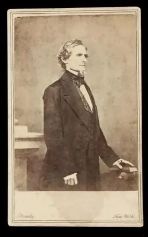 Jefferson Davis by Artist: Mathew B. Brady