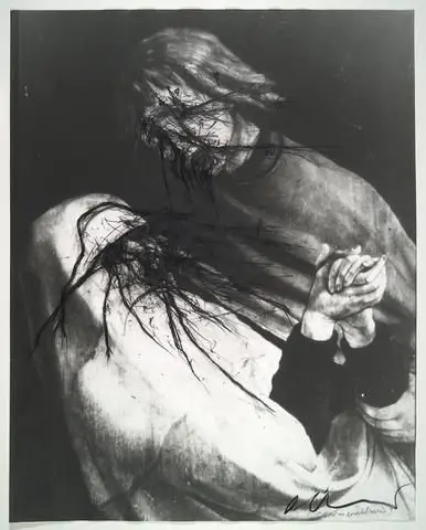 Maria and Johannes, from the Grunewald Series by Artist: Arnulf Rainer