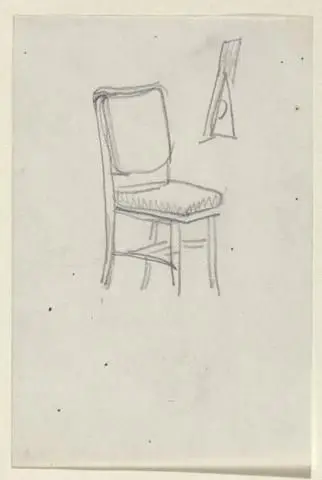 Study of a chair (Study for Sunlight in a Cafeteria) by Artist: Edward Hopper