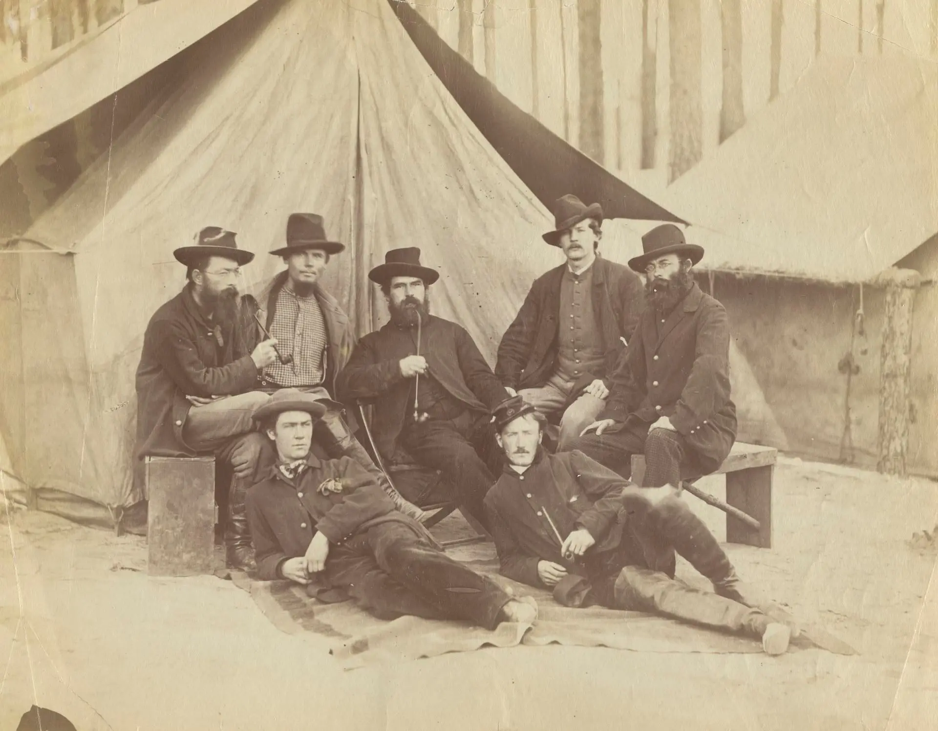 Untitled [Quartermaster employees] by Artist, attributed to: Alexander Gardner