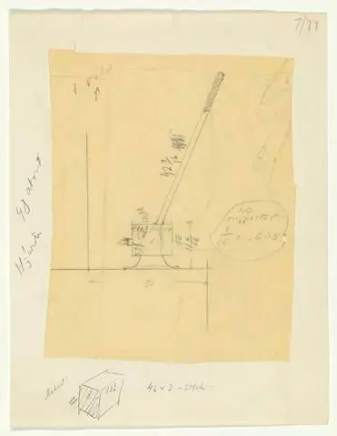 Notebook Page [no title] by Artist: Claes Oldenburg