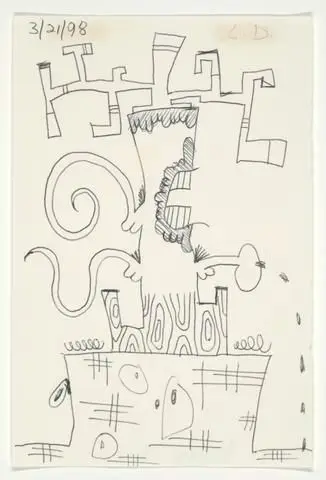 Untitled [3/21/98] by Artist: Carroll Dunham