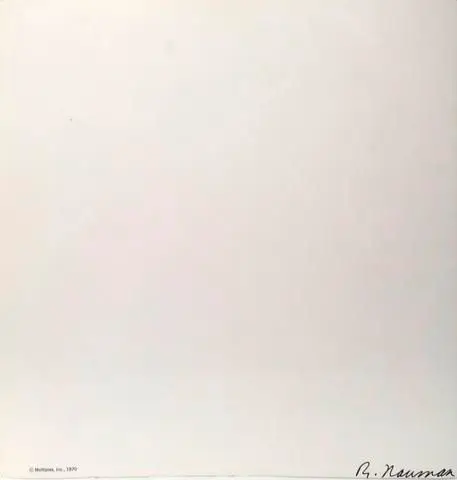 LA AIR by Artist: Bruce Nauman