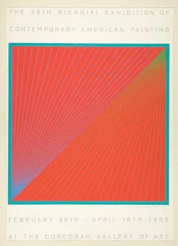 The 29th Biennial Exhibition of Contemporary American Painting, February 26th - April 18th, 1965, at the Corcoran Gallery of Art by Artist: Richard J. Anuszkiewicz