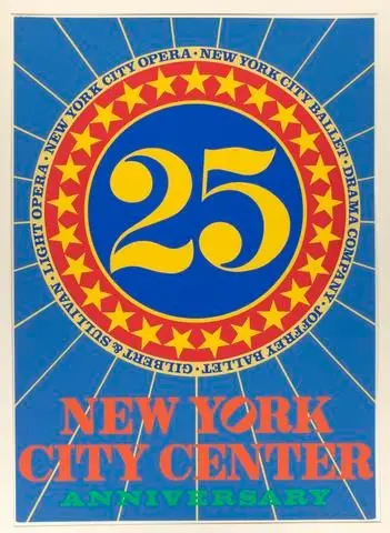 City Center of Music and Drama, Inc., from the portfolio Seven Serigraphs by Seven Artists by Artist: Robert Indiana