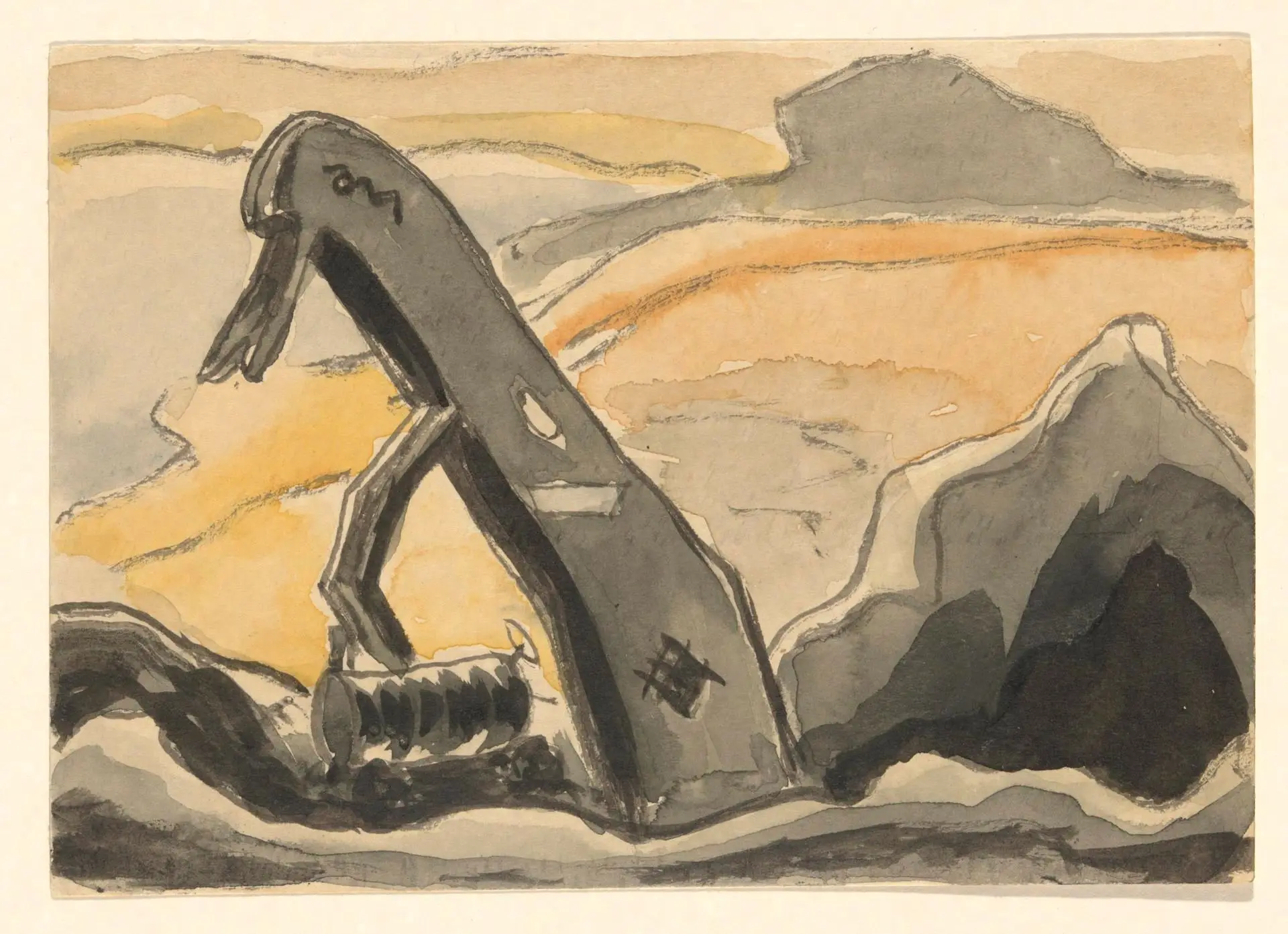 Steam Shovel--Port Washington by Artist: Arthur Garfield Dove