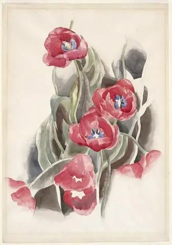 Tulips by Artist: Charles Demuth