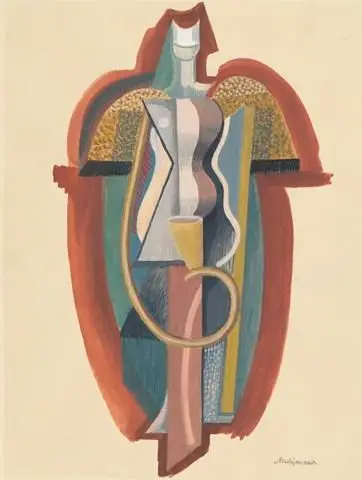 Untitled (Figure Sketch for Construction) by Artist: Alexander Archipenko