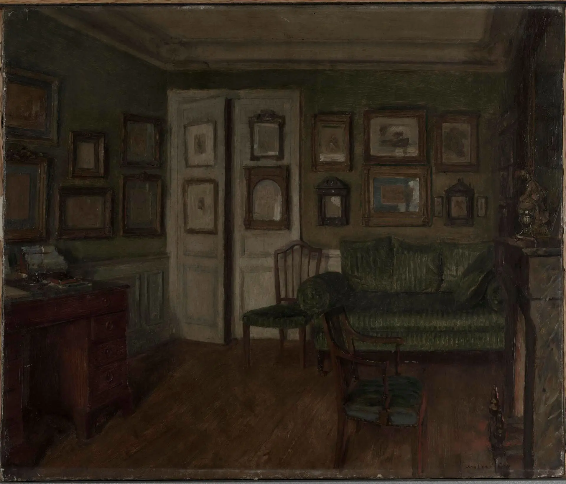 An Interior by Artist: Walter Gay