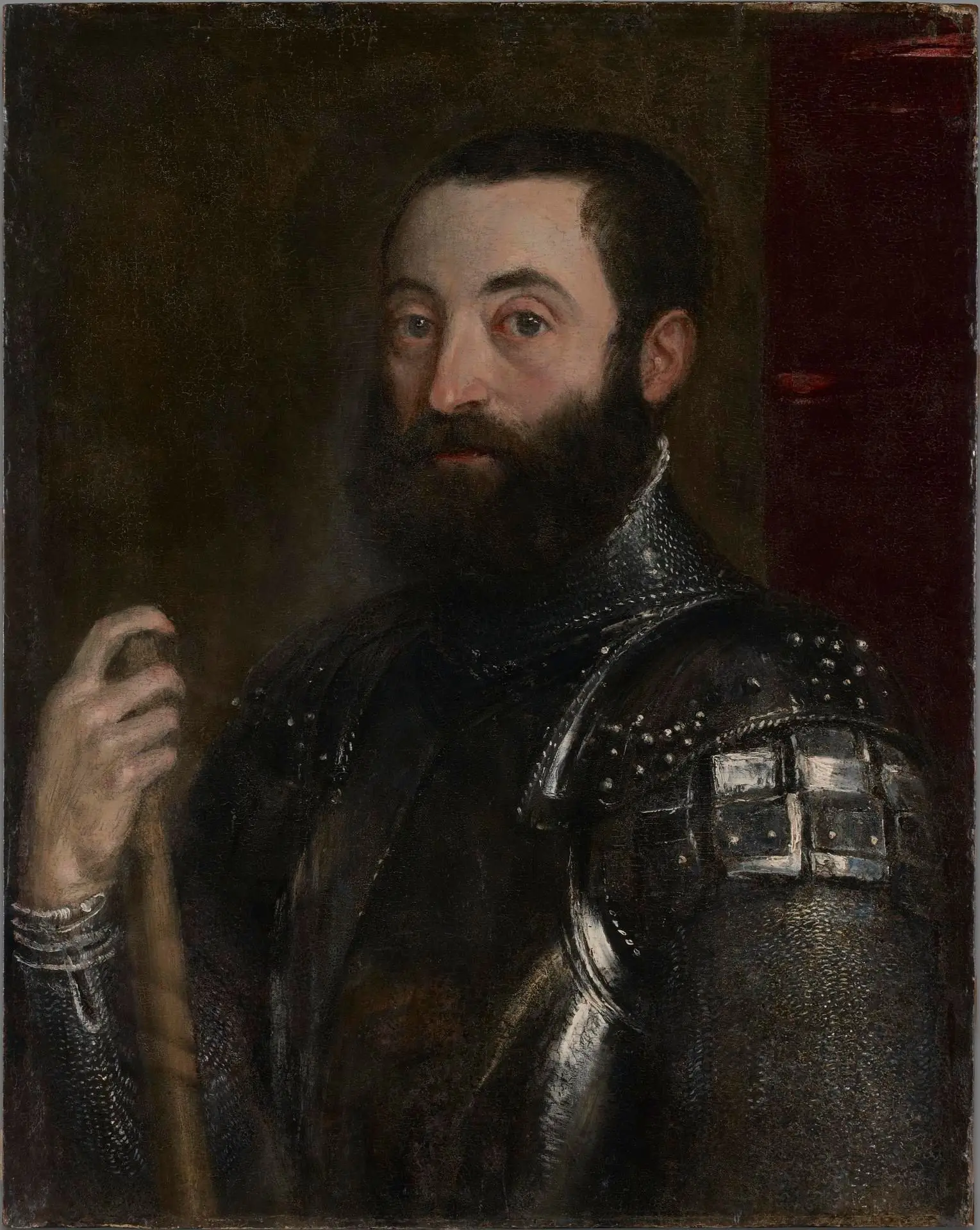 Portrait of Guidobaldo II della Rovere, Duke of Urbino by Artist: Titian (Tiziano Vecellio)