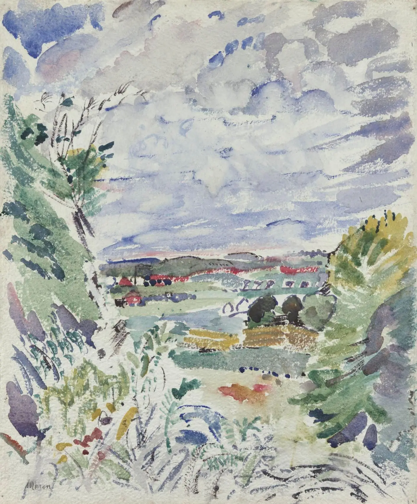 The Valley by Artist: John Marin