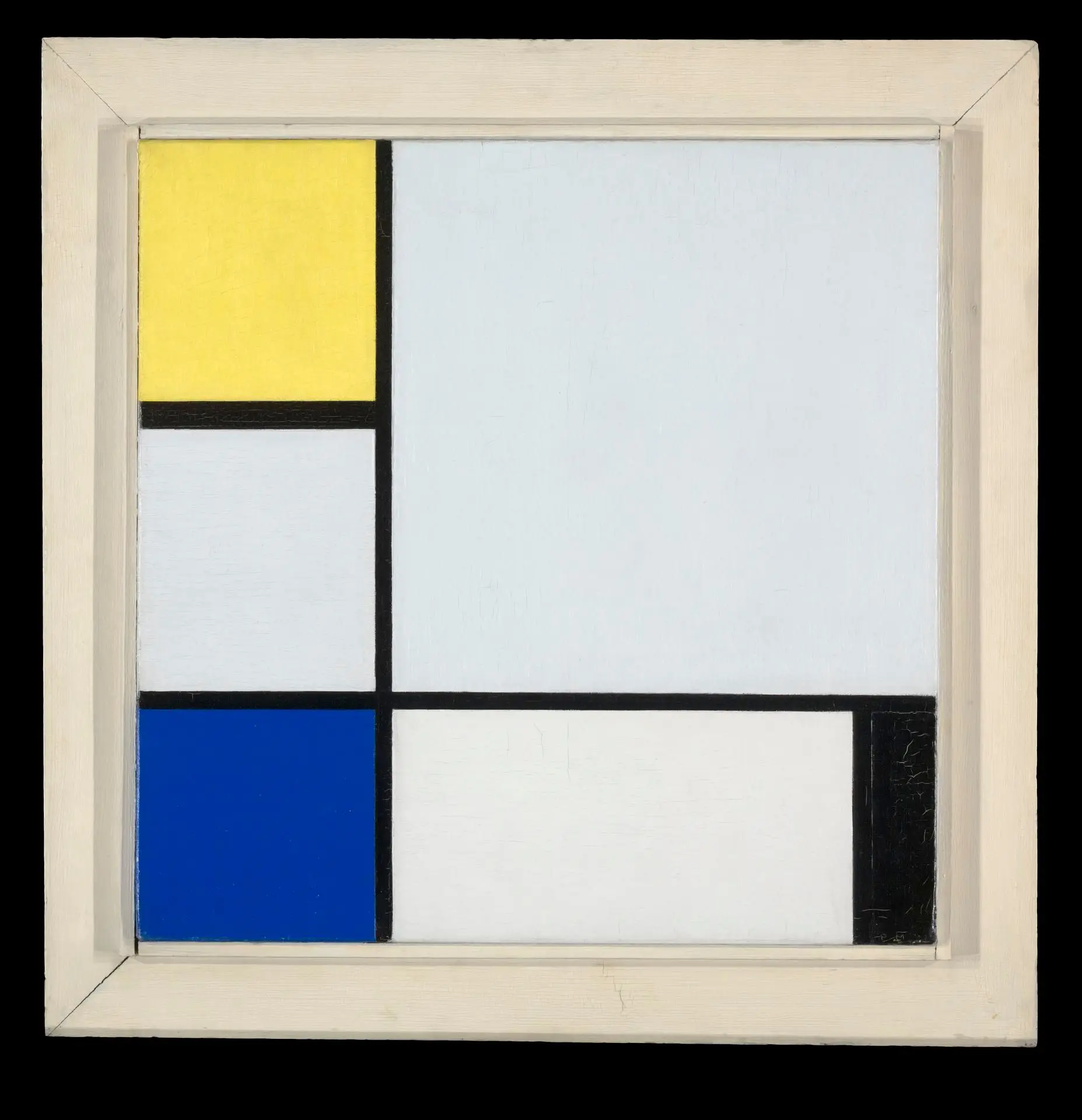 Composition with Yellow, Blue, Black and Light Blue by Artist: Piet Mondrian