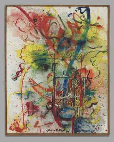 Burning Landscape by Artist: Jackson Pollock