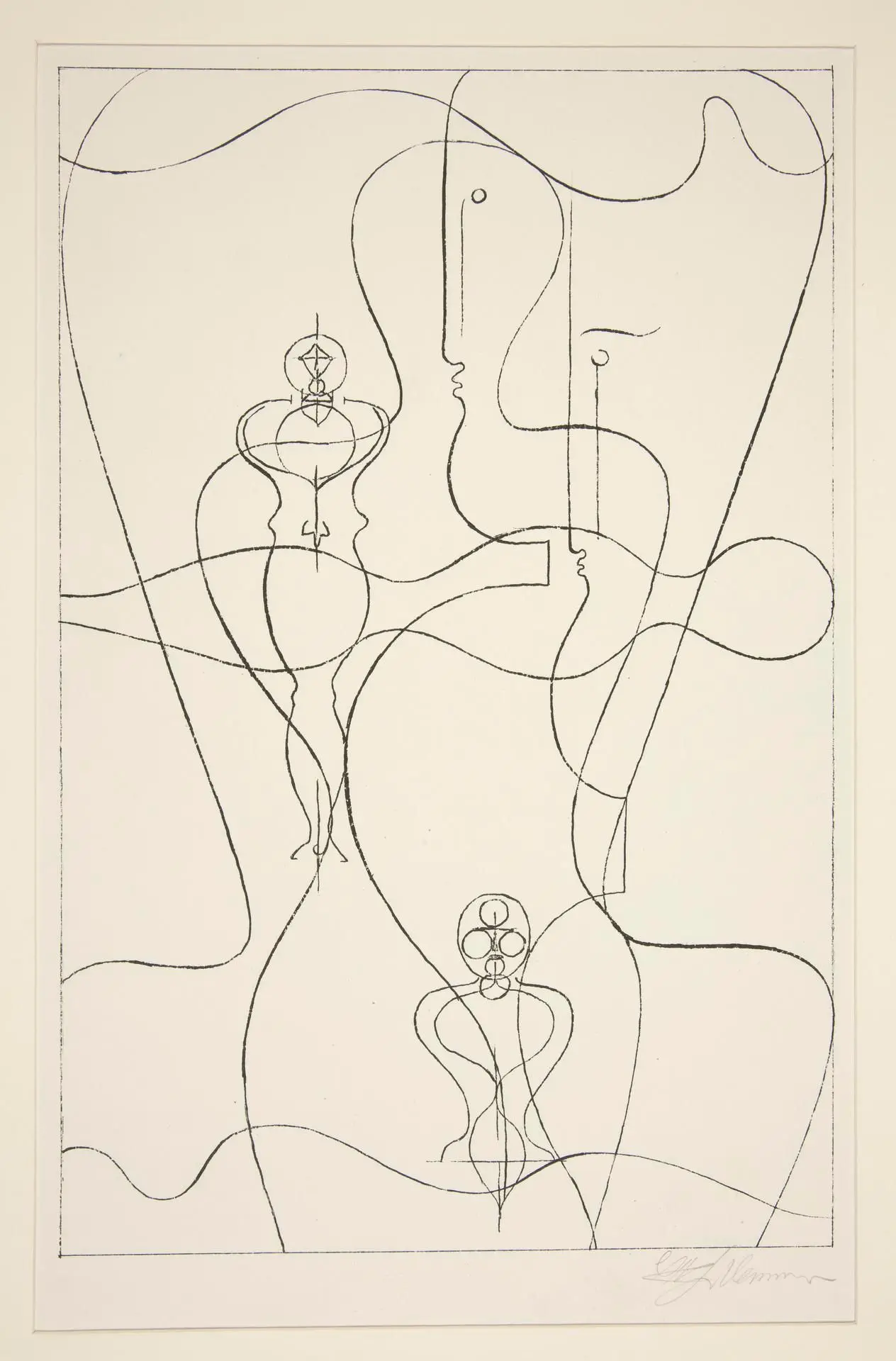 Figurenplan by Artist: Oskar Schlemmer