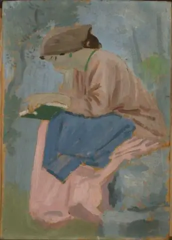 A Woman Reading - Provencal Study by Artist: Augustus John
