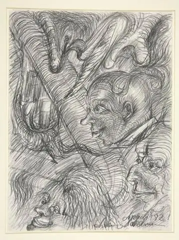 Untitled (Faces) by Artist: Antonius Hockelmann