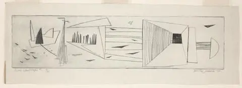 River Landscape #1 by Artist: Dorothy Dehner