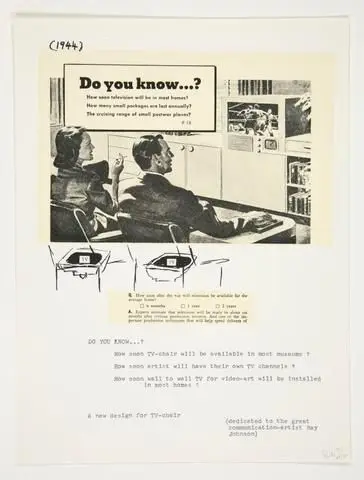 Untitled, from the portfolio The New York Collection for Stockholm by Artist: Nam June Paik