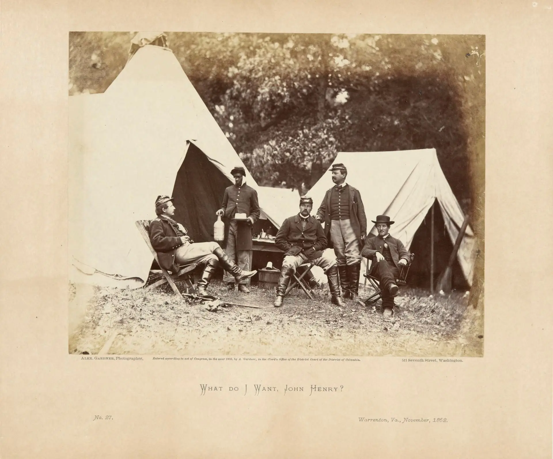 What Do I Want, John Henry? by Artist: Alexander Gardner