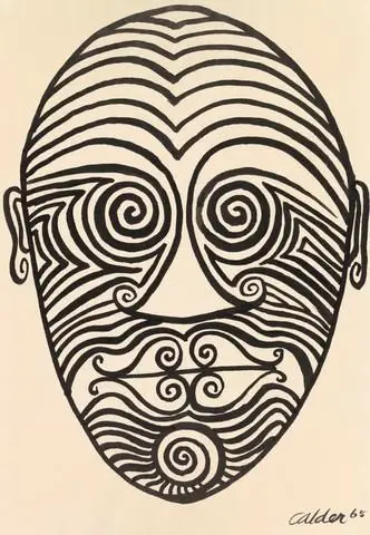 Large Head by Artist: Alexander Calder