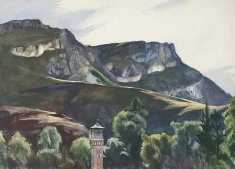 Mountains at Guanajuato by Artist: Edward Hopper