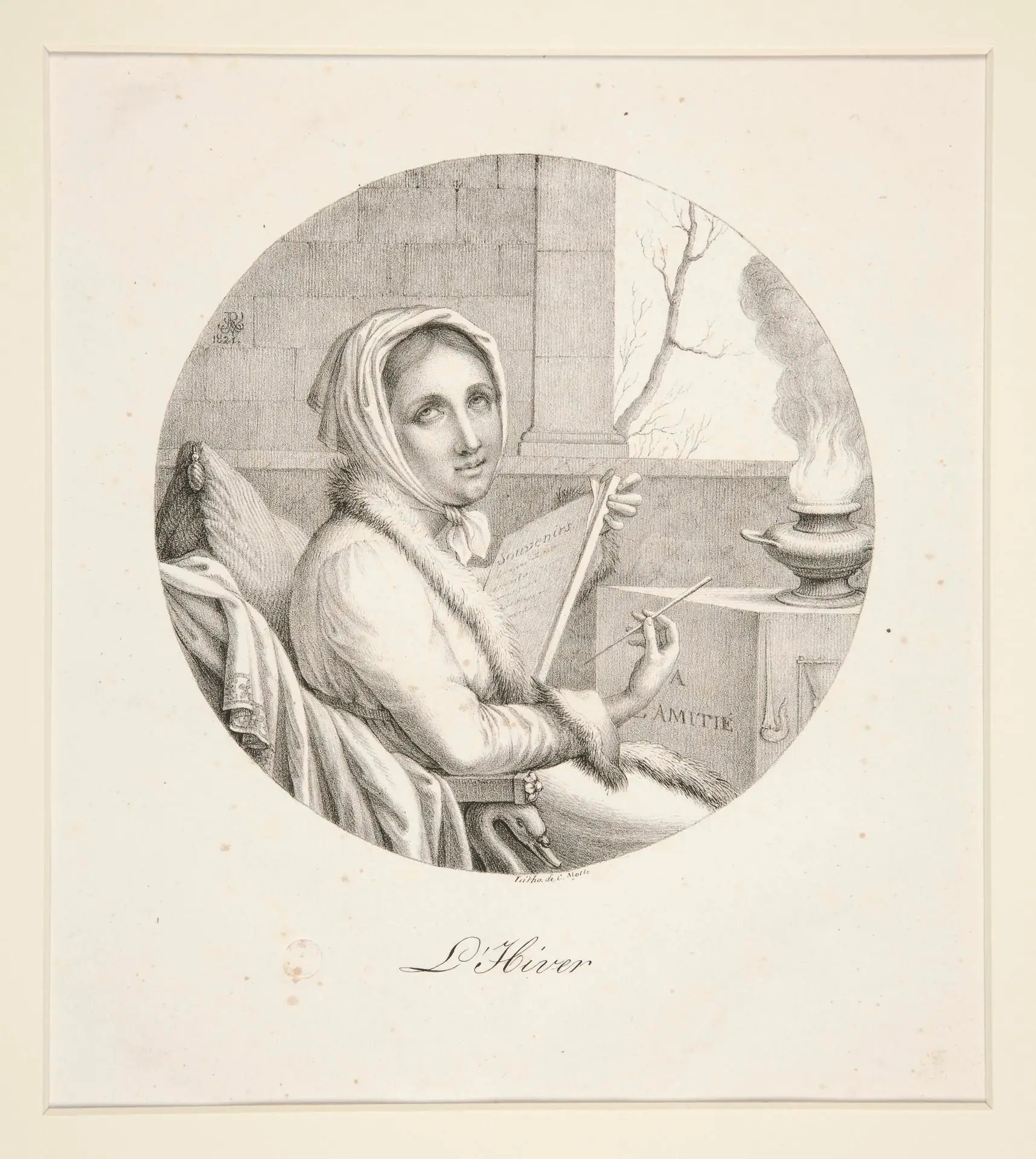 L'Hiver (Winter) by Artist: Charles Étienne Pierre Motte