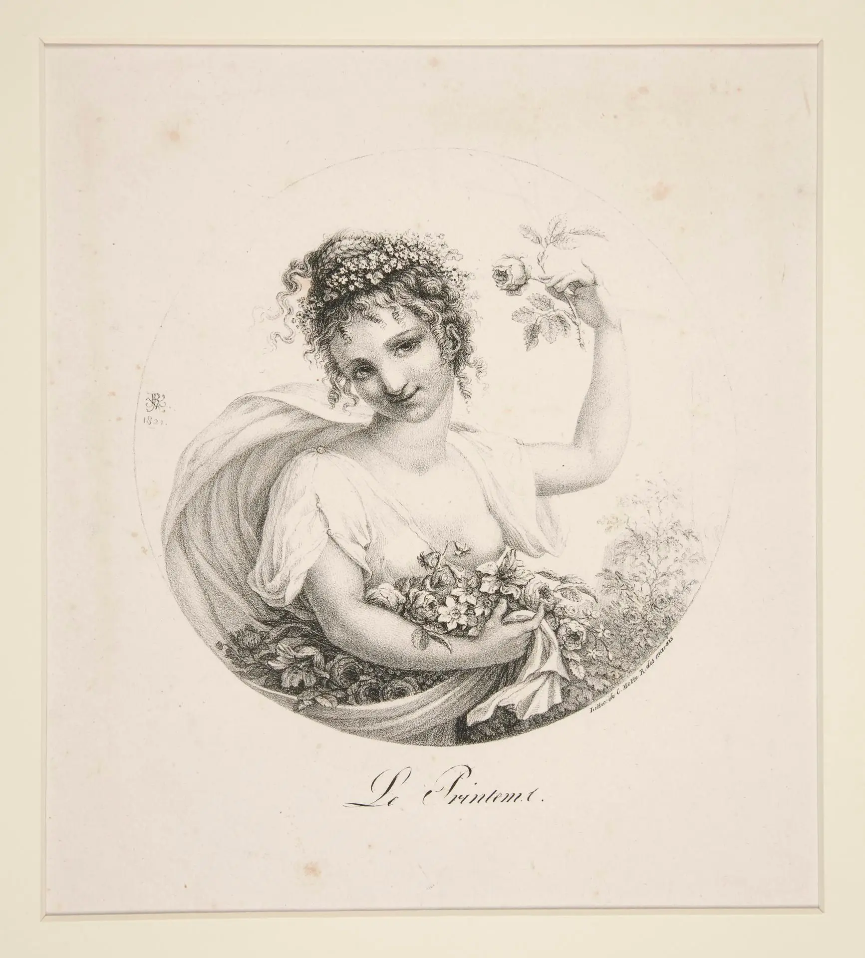 Le Printemps (Spring) by Artist: Charles Étienne Pierre Motte