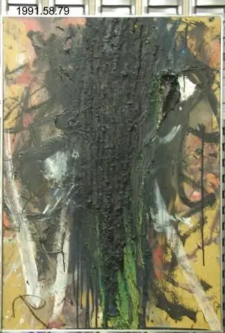 Black Head by Artist: Arnulf Rainer