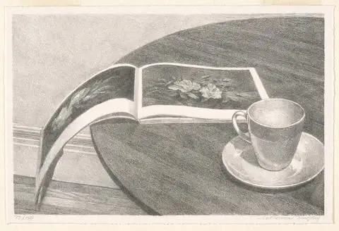 Still Life with Reproductions by Artist: Catherine Murphy