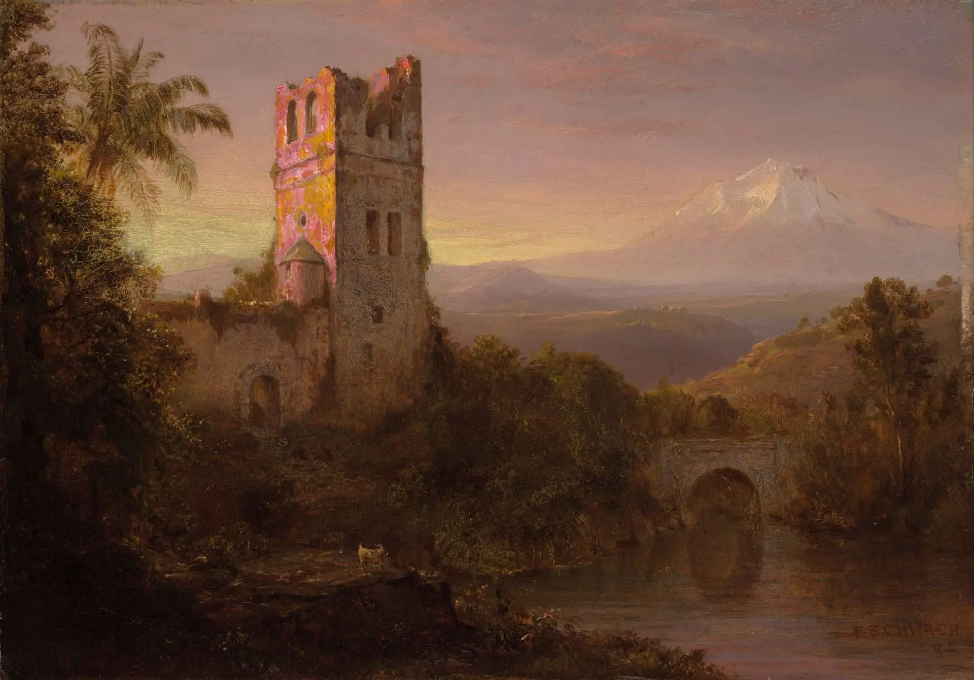 Chimborazo Volcano by Artist: Frederic Edwin Church