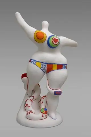 Standing Nana with Serpent by Artist: Niki de Saint-Phalle