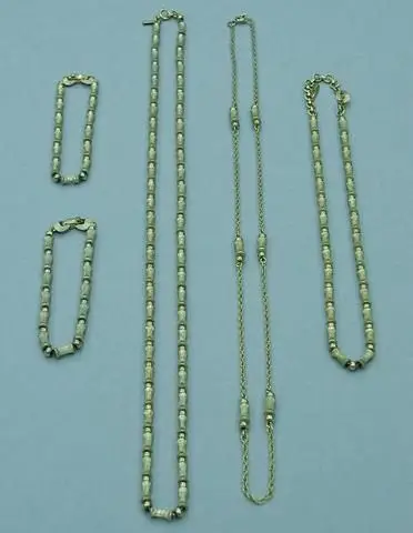 Five-Piece Demi-Parure by Manufacturer: Monet