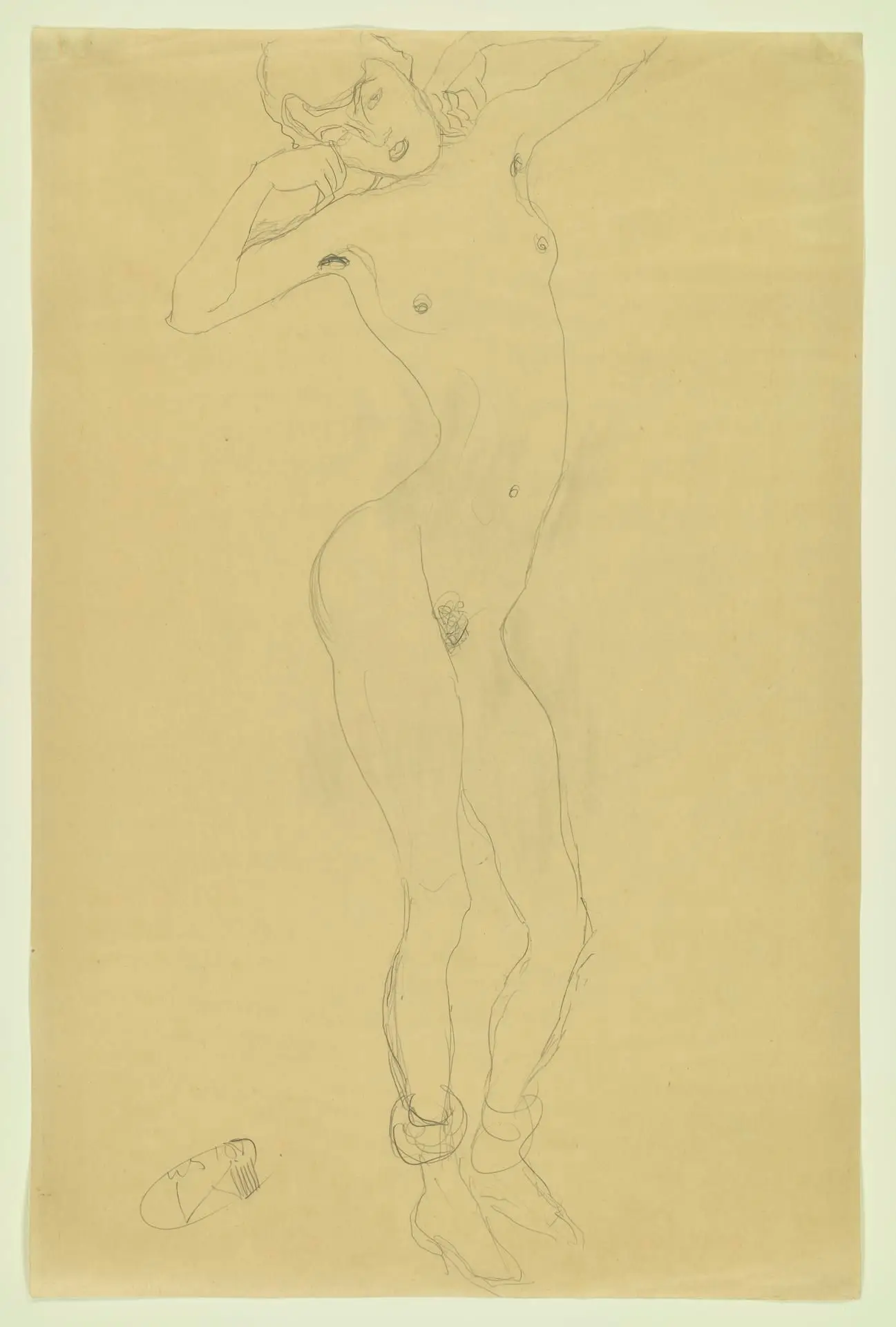 Untitled [Nude] by Artist: Gustav Klimt