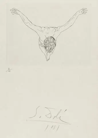 Le Christ by Artist: Salvador Dalí