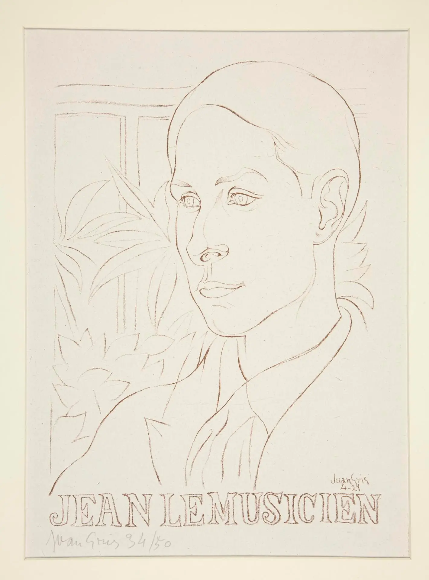 Jean le musicien by Artist: Juan Gris