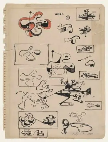 Untitled, one of a pair of drawings by Artist: Theodore J. Roszak