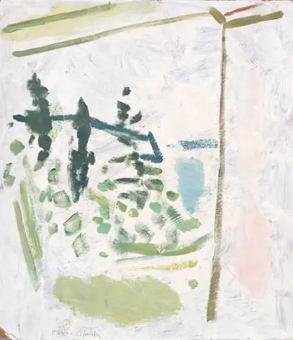 Trees through a Window by Artist: Okada Kenzo