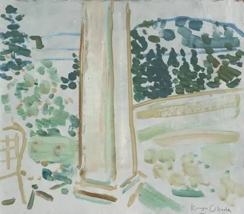 Berkshire Landscape by Artist: Okada Kenzo