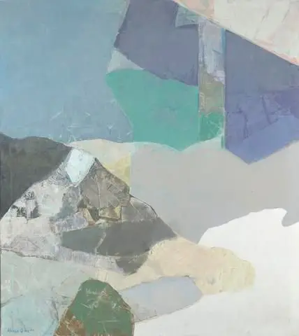 Untitled (Blue, Green, Grey, White) by Artist: Okada Kenzo