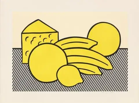 Yellow Still Life, from the Six Still Lifes series by Artist: Roy Lichtenstein