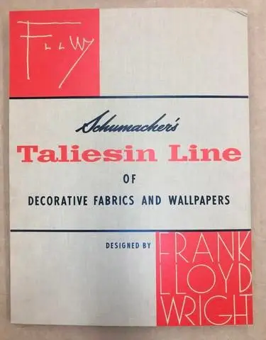 Schumacher’s Taliesin Line of Decorative Fabrics and Wallpapers Designed by Frank Lloyd Wright by Designer: Frank Lloyd Wright