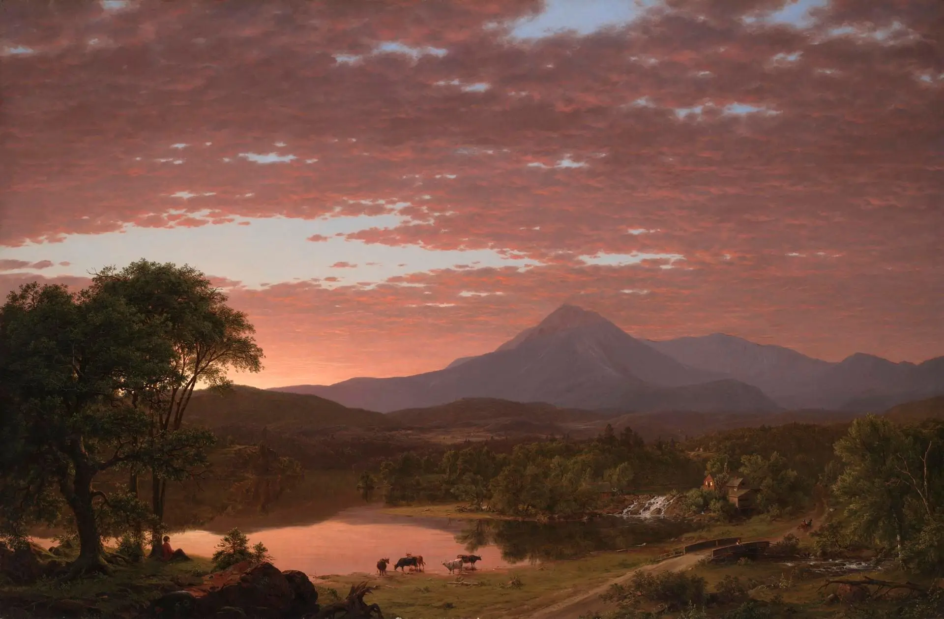 Mt. Ktaadn by Artist: Frederic Edwin Church
